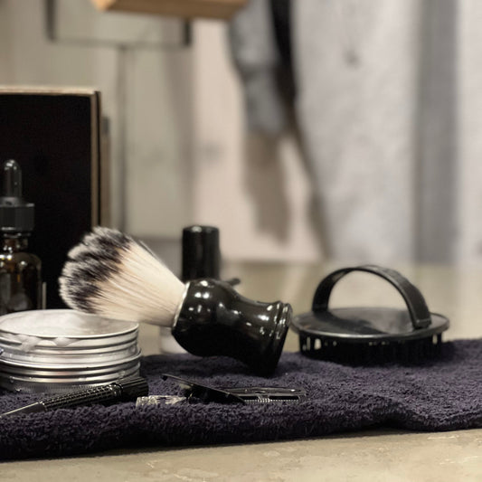 Murwood Safety Razor and Triple Action Shave Brush